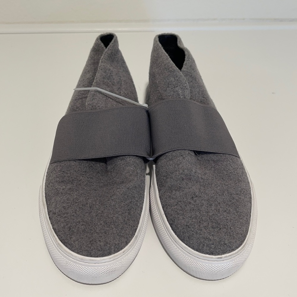 Via Spiga Gray Sayer Boiled wool sneakers 9M